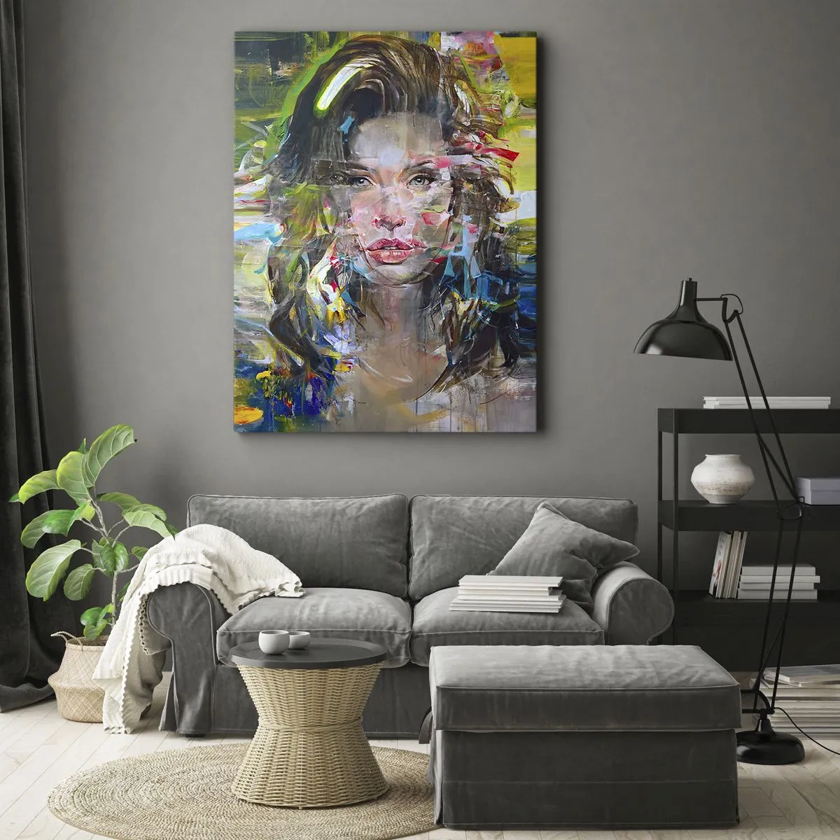 Obraz na plátně - Za závojem vzduchu - 50x70 cm