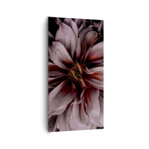 Obraz na plátně - Květinové srdce - 65x120 cm