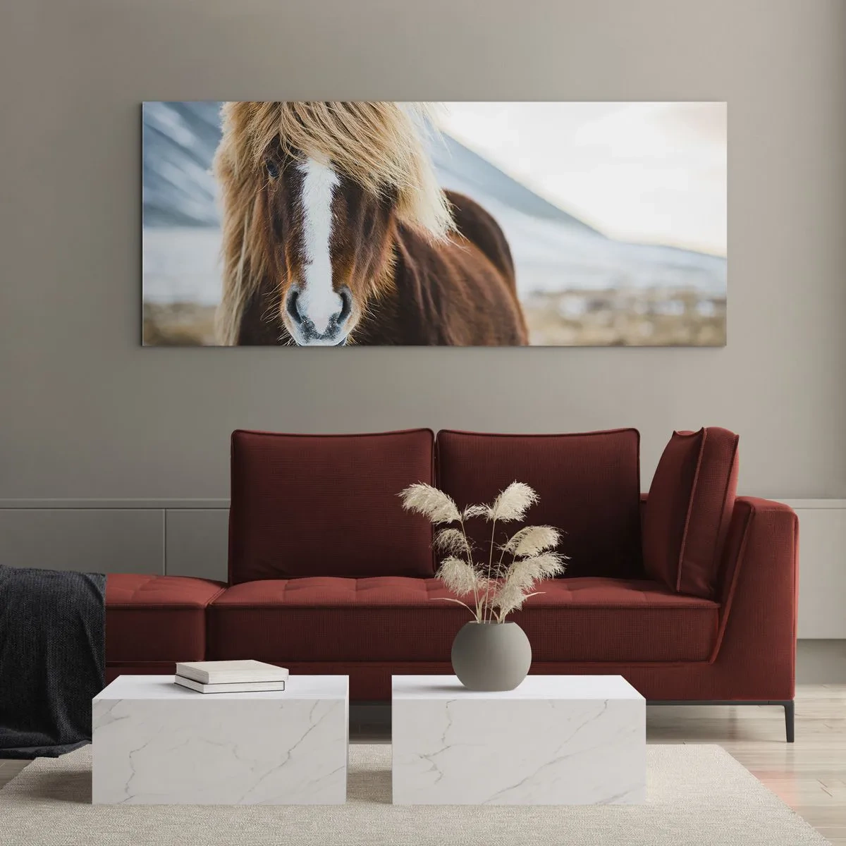 Obraz na skle - Cítíš svobodu? - 140x50 cm