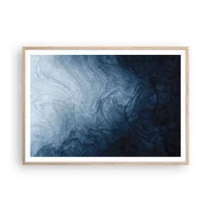 Plakát v rámu světlý dub - Sáhnout do hlubin - 100x70 cm
