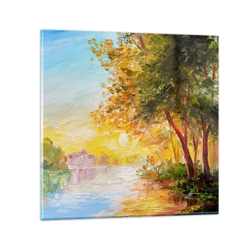 Obraz na skle - Et in Arcadia ego - 30x30 cm