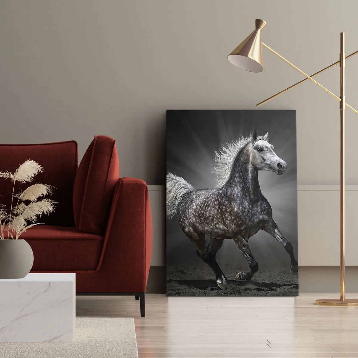 Obraz na plátně - Šedé je krásné - 50x70 cm