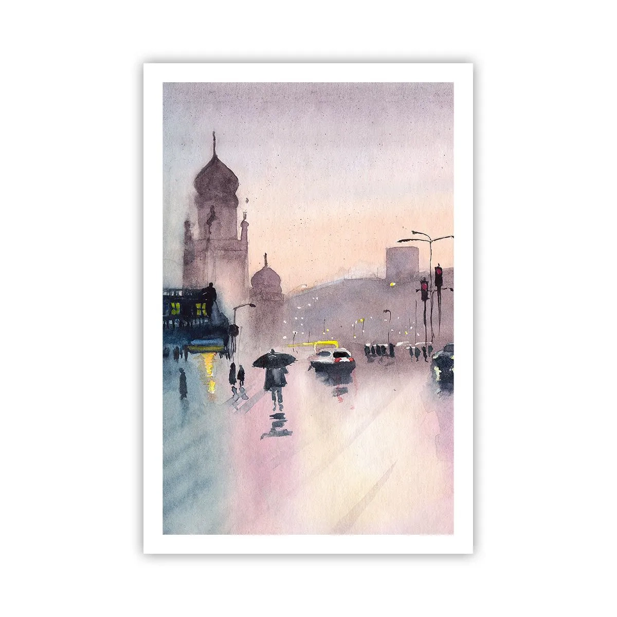 Plakát - V deštivém oparu - 61x91 cm