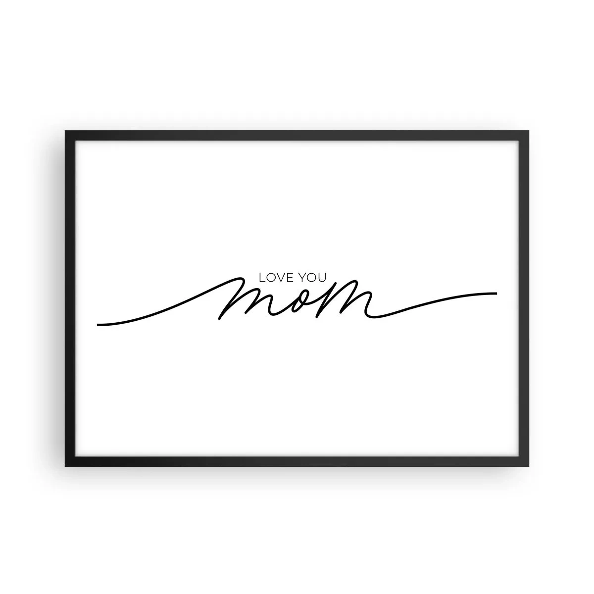 Plakát v černém rámu - Velké emoce - 70x50 cm