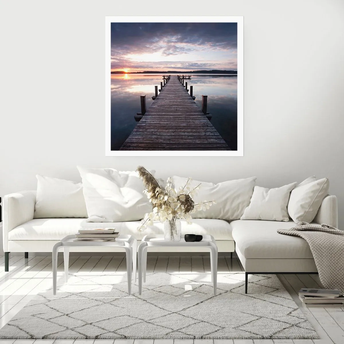 Plakát - Tichá hranice mezi dnem a nocí - 40x40 cm