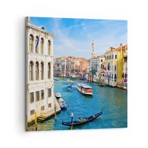 Obraz na plátně - Doprava jediná na světě - 50x50 cm