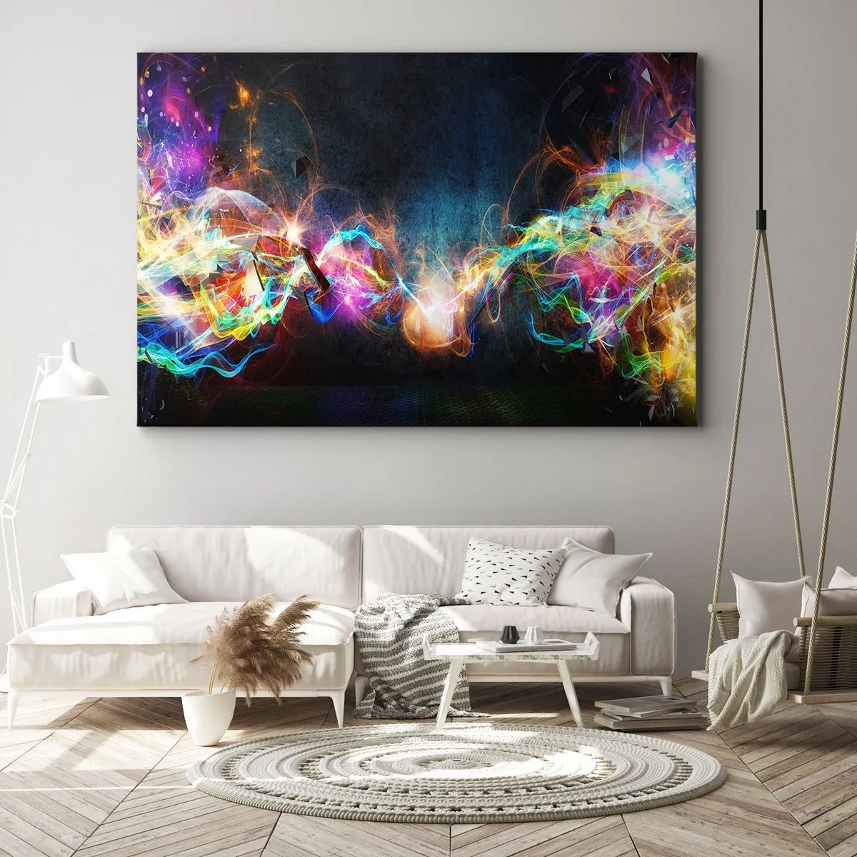 Obraz na plátně - Radostně proti tmě - 120x80 cm