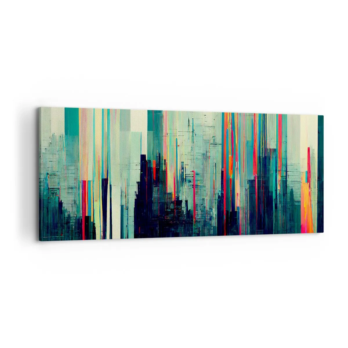Obraz na plátně - Futuristické město - 100x40 cm