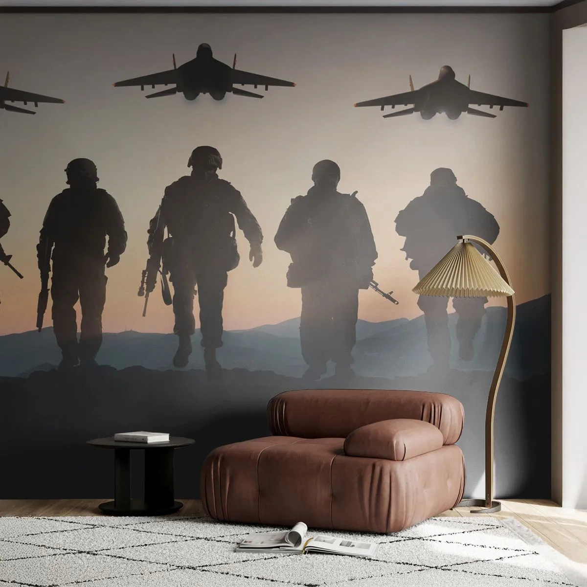 Fototapeta Samolepicí Deluxe Sticker - Vítej v našem světě - Válečný, Armáda, Vojáci - 250x175 cm