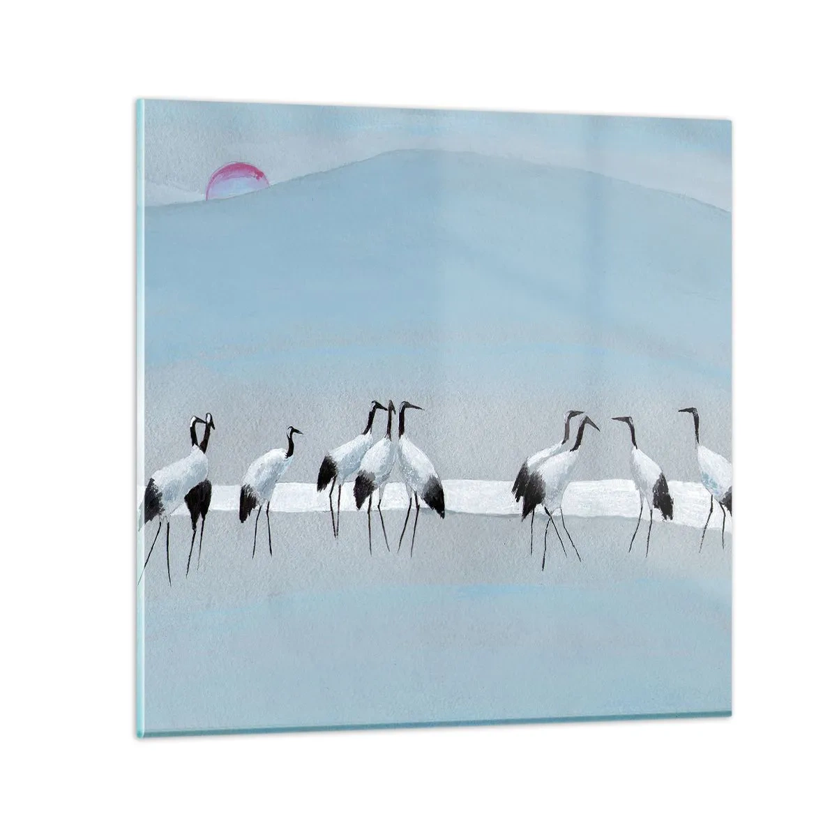 Obraz na skle - Po horkém dni - 30x30 cm