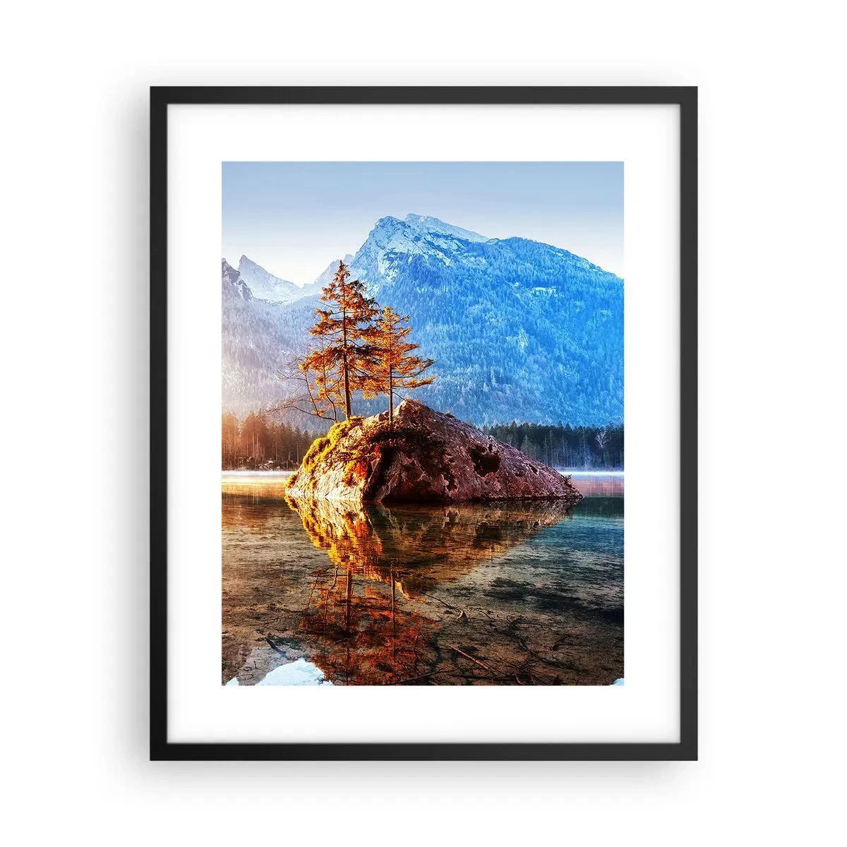 Plakát v černém rámu - Příroda v novém světle - 40x50 cm