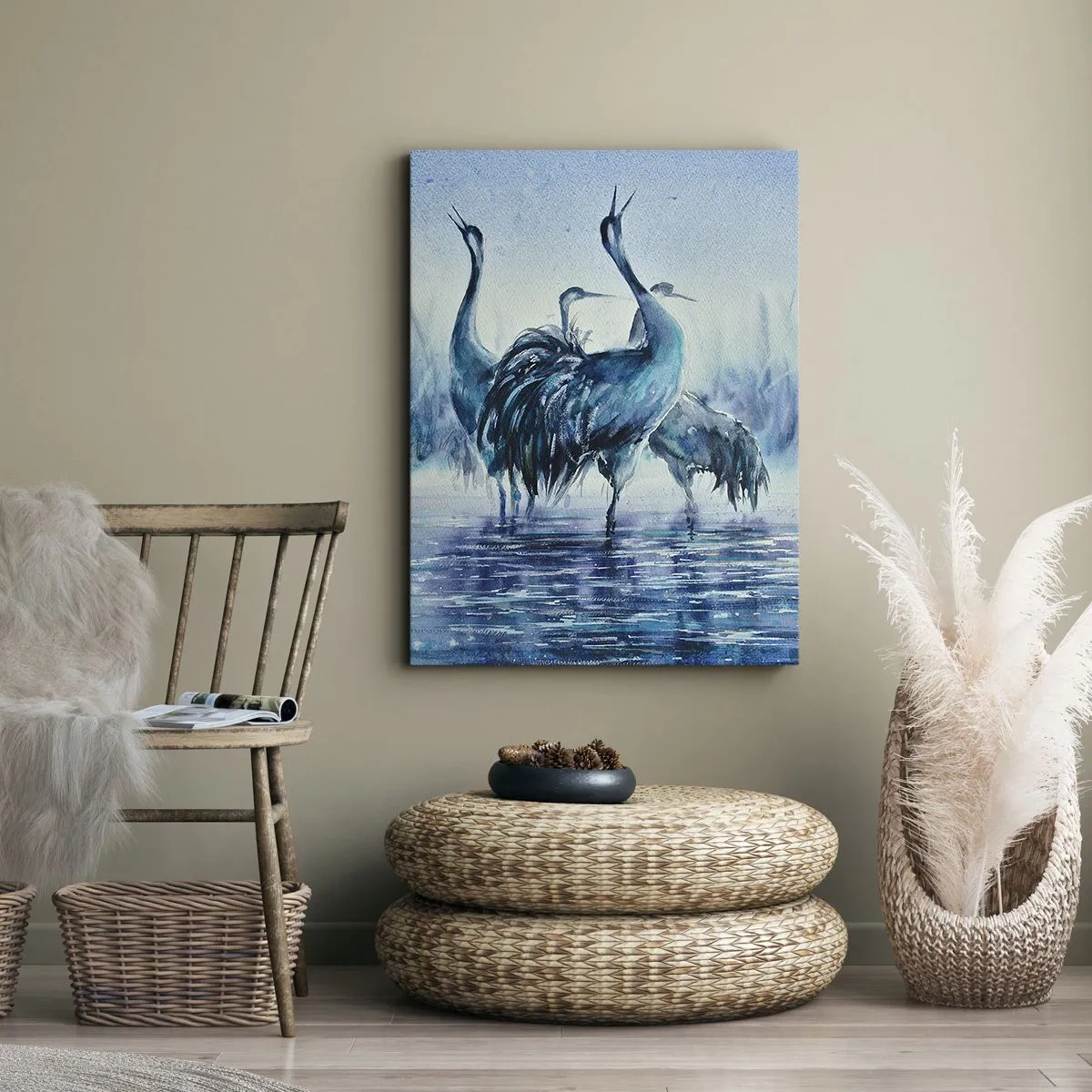 Obraz na plátně - Ranní setkání - 80x120 cm