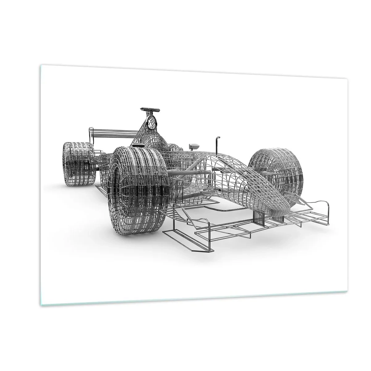 Obraz na skle - Ideální konstrukce - ideje rychlosti - 120x80 cm
