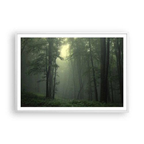Plakát v bílém rámu - Než se probudí - 100x70 cm