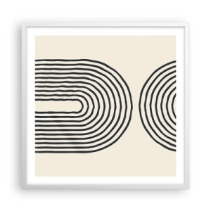 Plakát v bílém rámu - Již brzy… - 60x60 cm