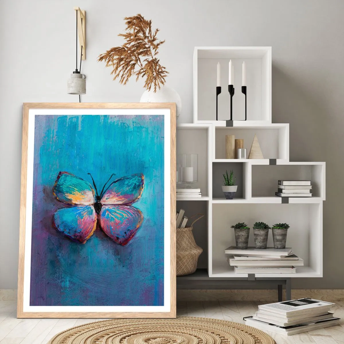 Plakát v rámu světlý dub - V celé své kráse - 40x50 cm