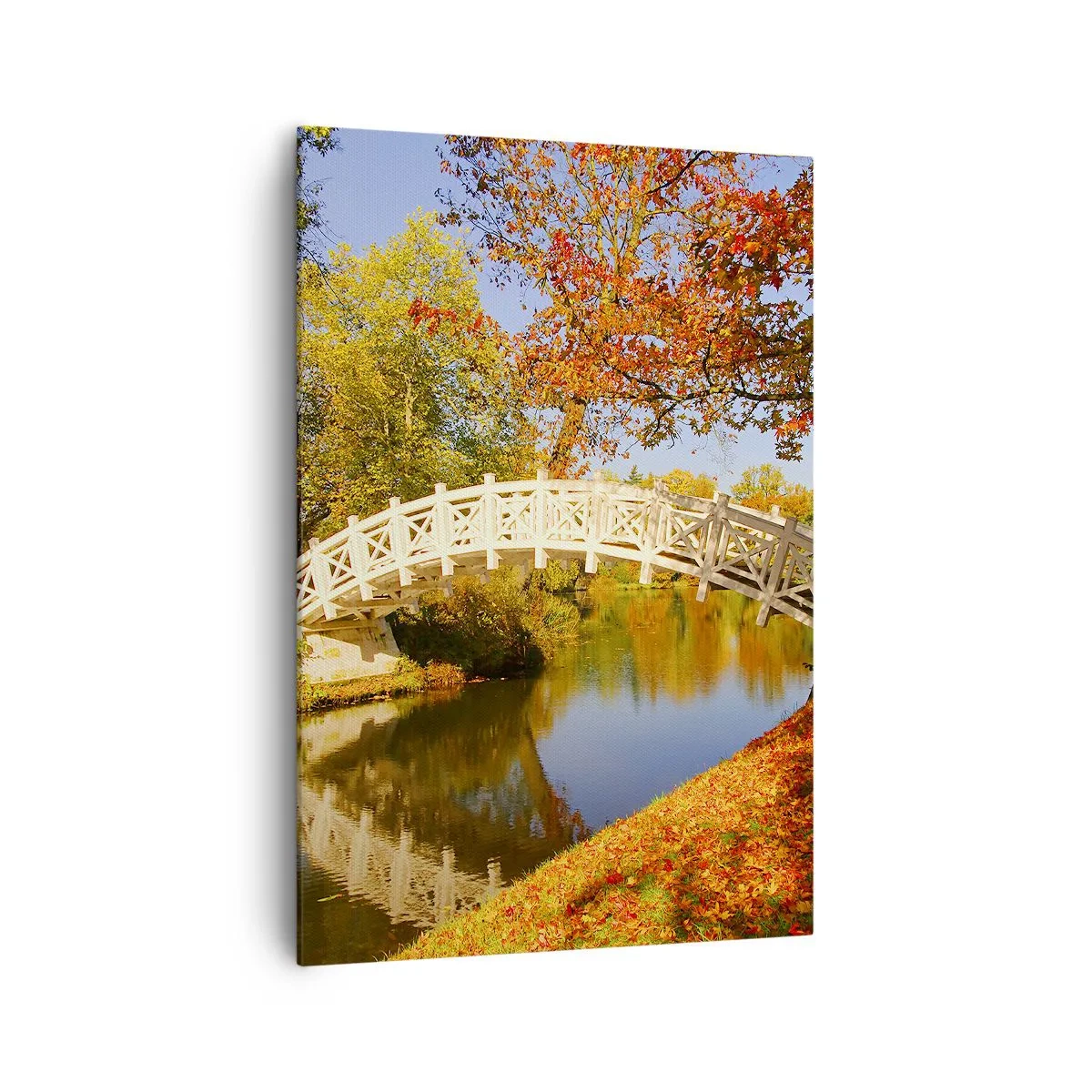 Obraz na plátně - Na bílém můstku vzdechů - 70x100 cm