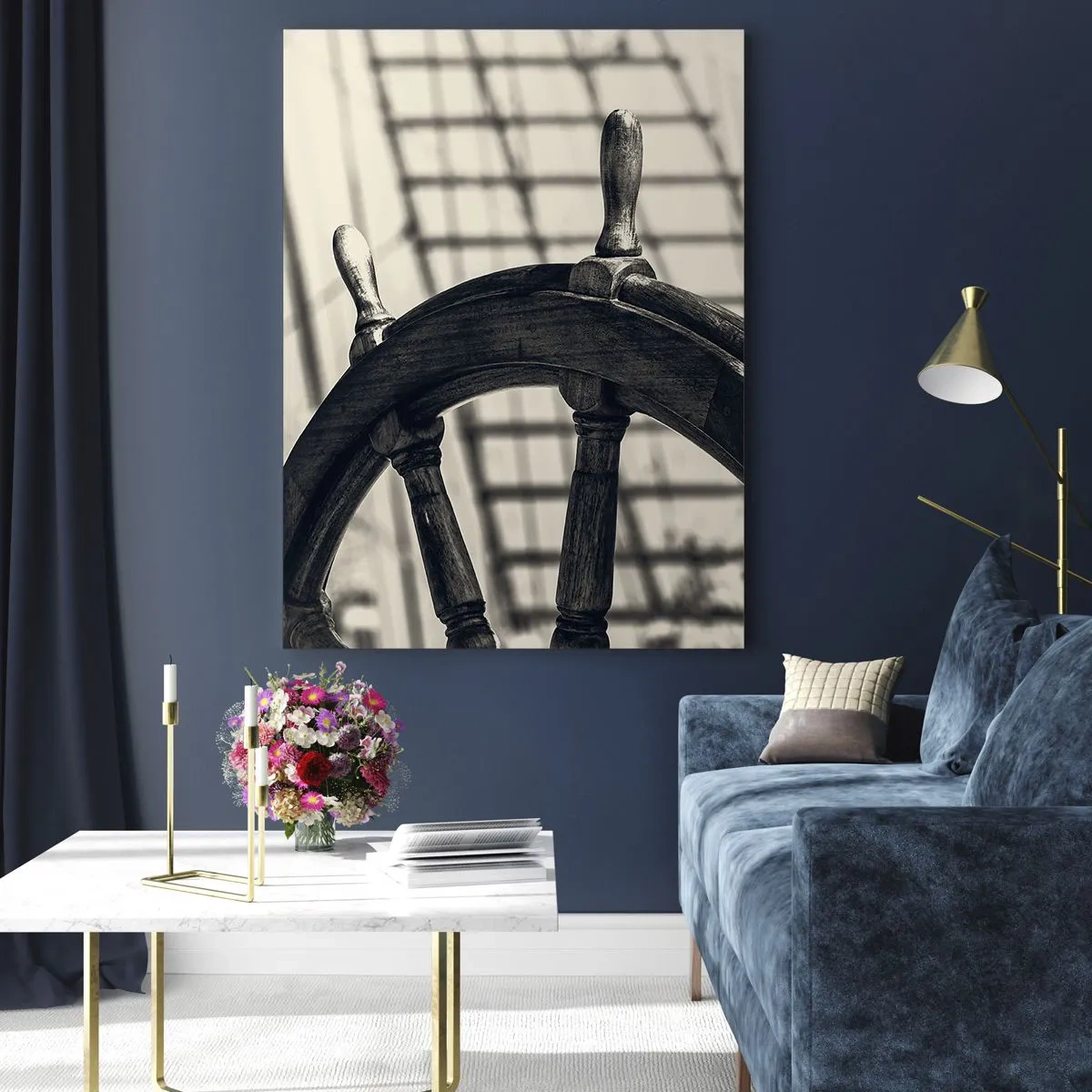 Obraz na skle - Mořské příběhy - 80x120 cm