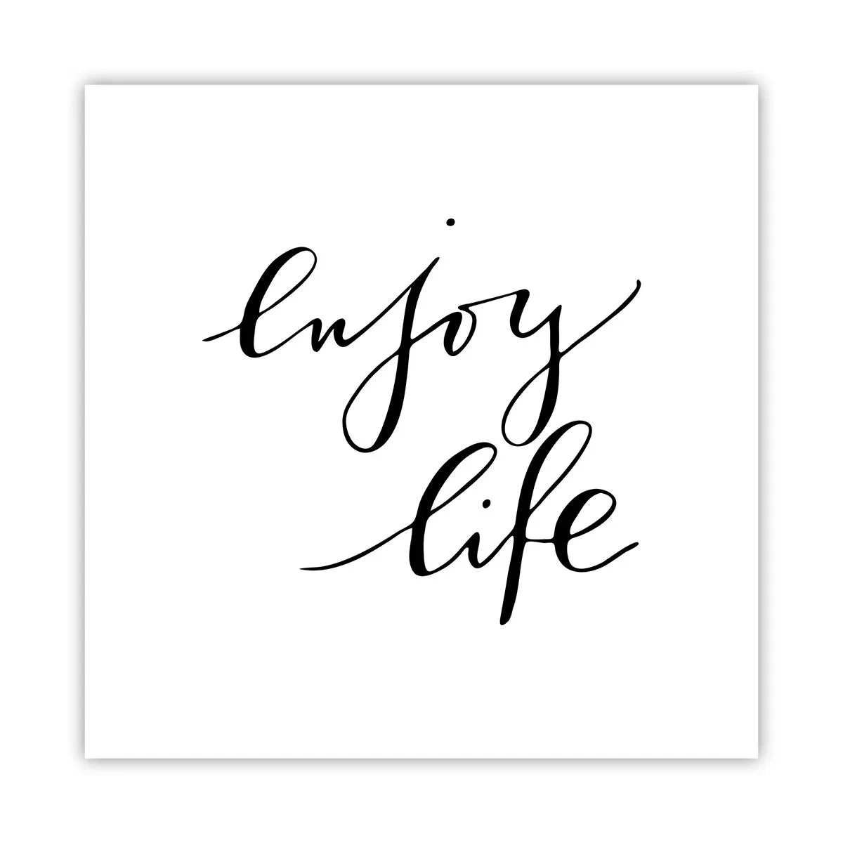 Plakát - Není co dodat… - 40x40 cm