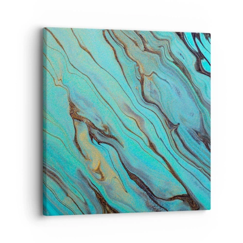 Obraz na plátně - Tyrkysový příliv - 30x30 cm