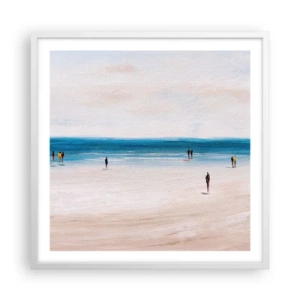 Plakát v bílém rámu - Přirozená potřeba - 60x60 cm