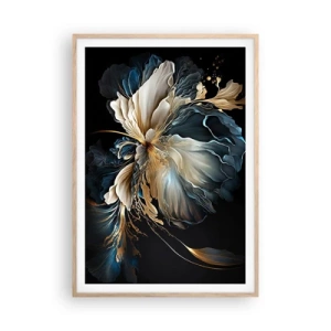 Plakát v rámu světlý dub - Pohádkový květ kapradí - 70x100 cm
