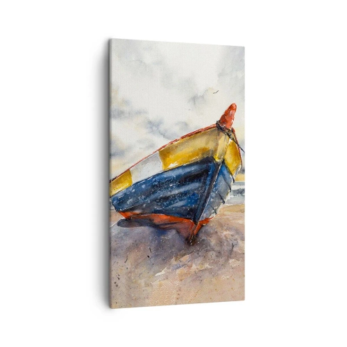 Obraz na plátně - Odpočinek na břehu - 45x80 cm