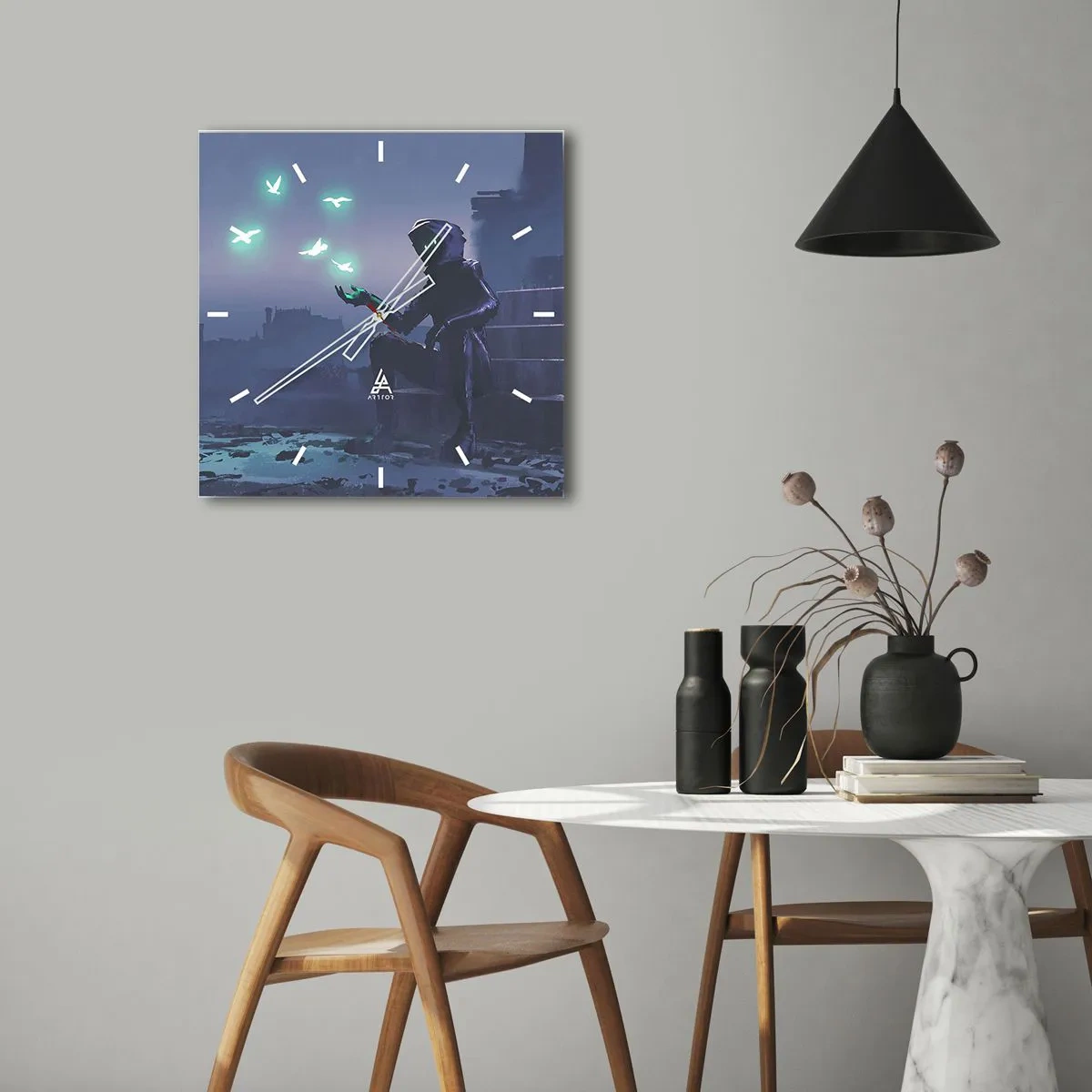 Nástěnné hodiny - Život se vrátí - 30x30 cm