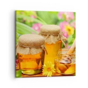 Obraz na plátně - Sladce a květinově - 70x70 cm