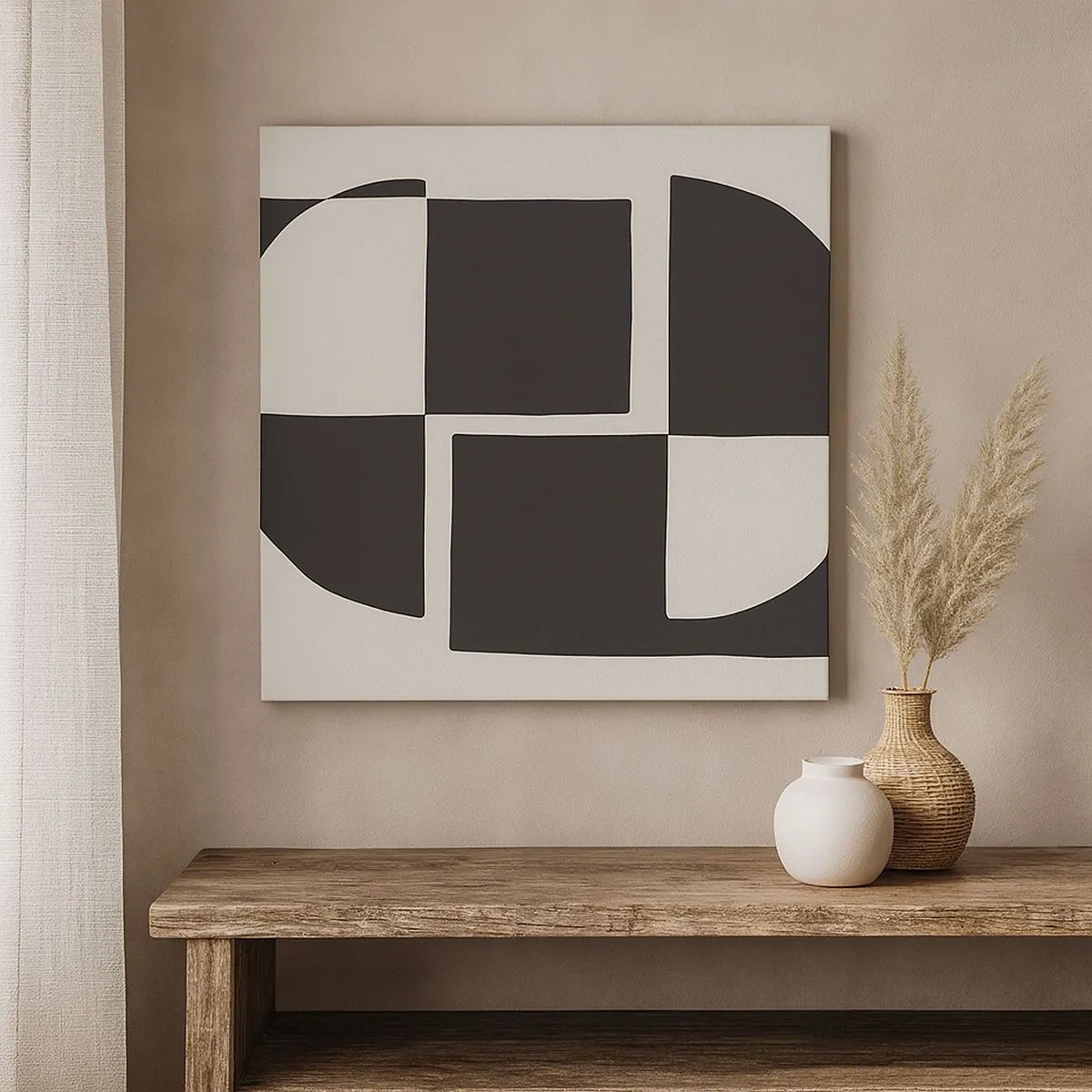 Obraz na plátně - Antitéza – syntéza - 30x30 cm