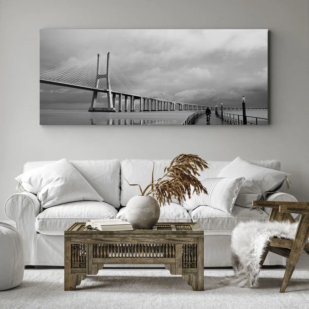 Obraz na plátně - Každému, co mu patří - 100x40 cm