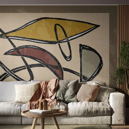 Fototapeta Standard Eco - Svisle a vodorovně - Moderní, Abstrakce, Kus - 450x315 cm