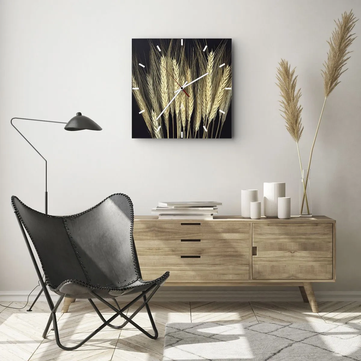 Nástěnné hodiny - Rustikální magie - 40x40 cm