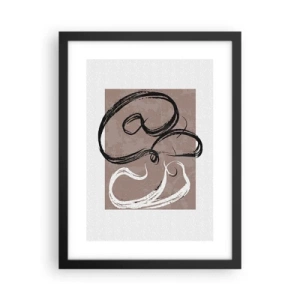 Plakát v černém rámu - Kompozice – hledání úplnosti - 30x40 cm