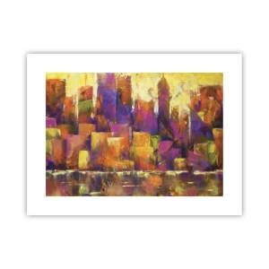 Plakát - Metropolitní kompozice - 40x30 cm