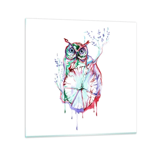 Obraz na skle - Moudrost z přírody - 30x30 cm