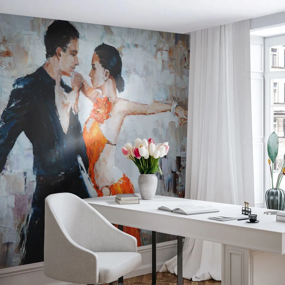 Fototapeta Premium Sand - Dirty dancing - Abstrakce, Tanec, Tango - 500x350 cm