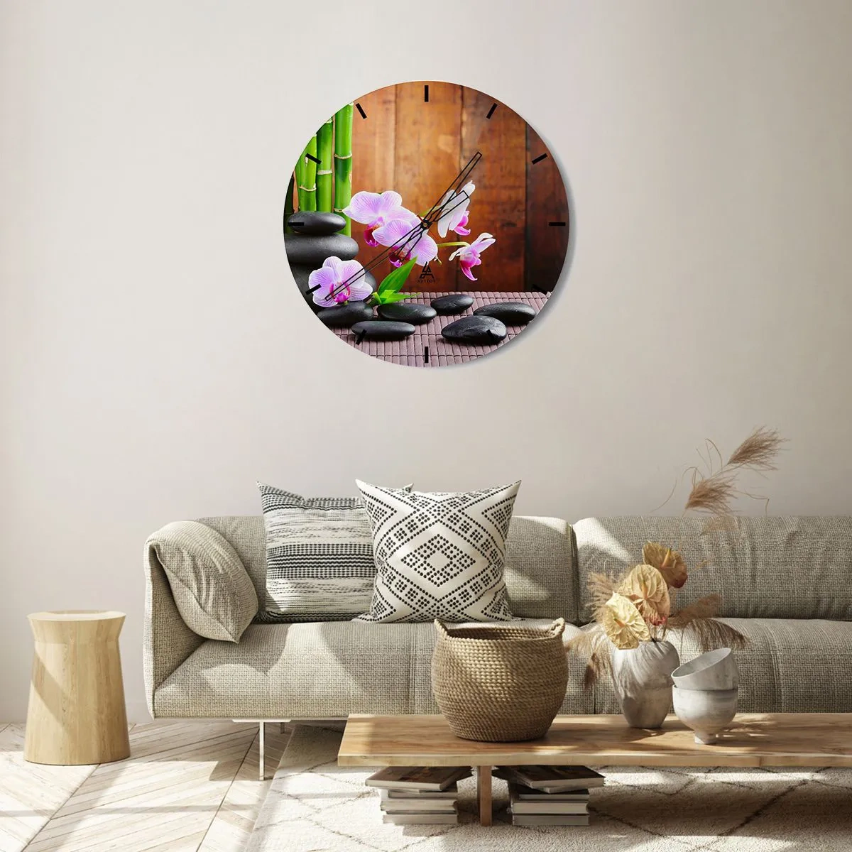 Nástěnné hodiny - Seznamte se s potěšením východu - 40x40 cm