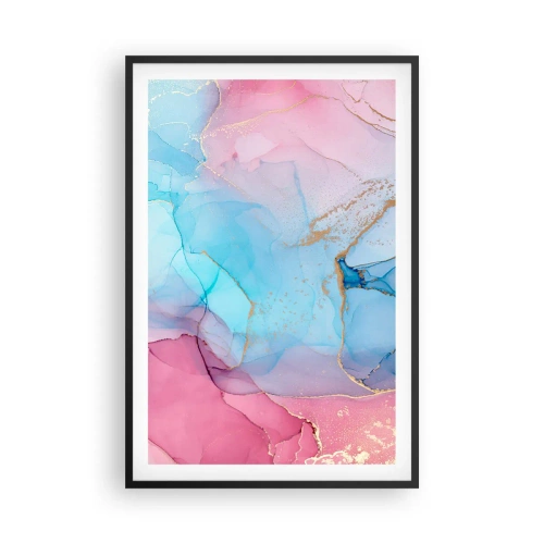 Plakát v černém rámu - Setkávání a prolínání - 61x91 cm