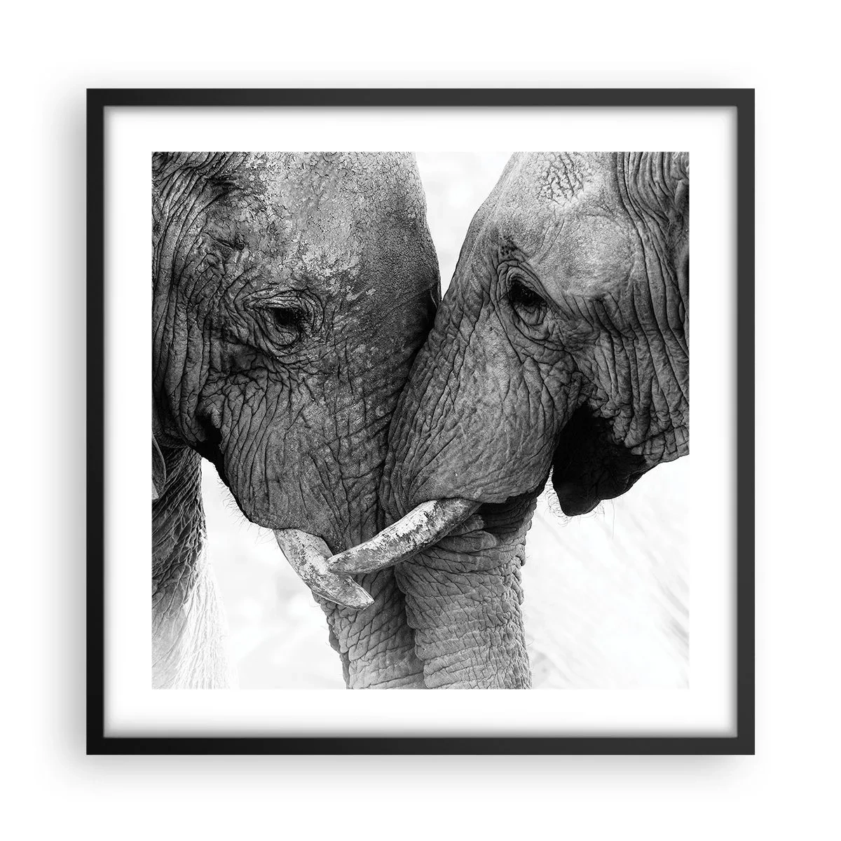 Plakát v černém rámu - Upřímné vyznání - 50x50 cm