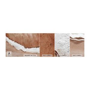 Fototapeta Vzorek Standard Eco - V zemitých barvách - Okraj, Písek, Pláž - 100x30 cm