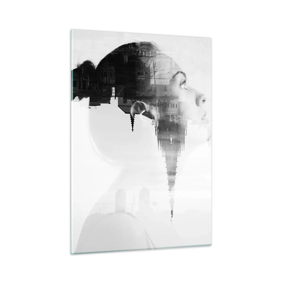 Obraz na skle - Z obou stran okna - 50x70 cm