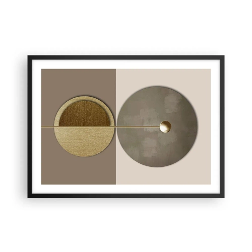 Plakát v černém rámu - Dokonalá rovnováha - 70x50 cm