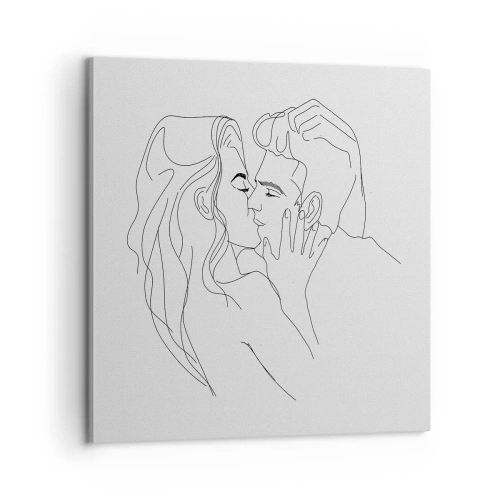 Obraz na plátně - Jedním tahem - 60x60 cm
