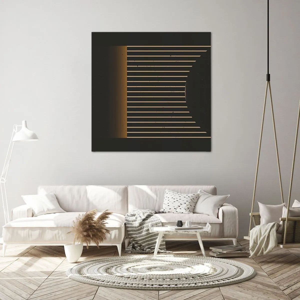 Obraz na plátně - Prozkoumat temnotu - 60x60 cm