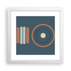 Plakát v bílém rámu - Podstata věcí - 30x30 cm