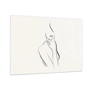 Obraz na skle - Vlna melancholie - 100x70 cm