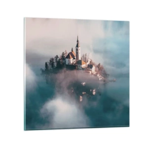Obraz na skle - Ostrov snů - 50x50 cm
