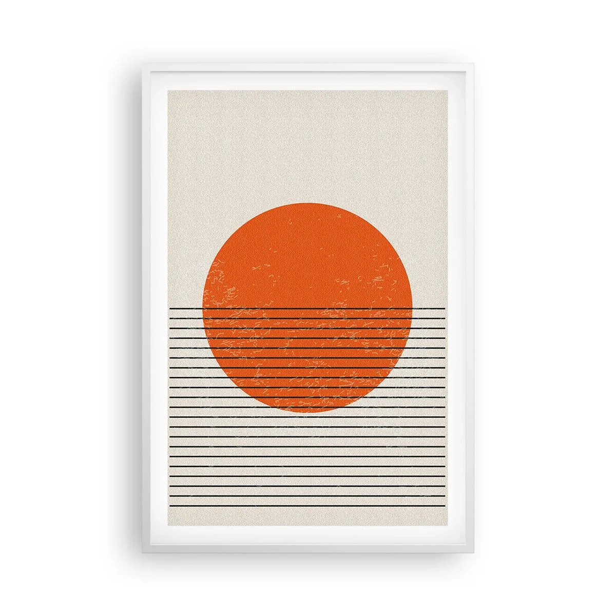 Plakát v bílém rámu - Vždy slunce - 61x91 cm