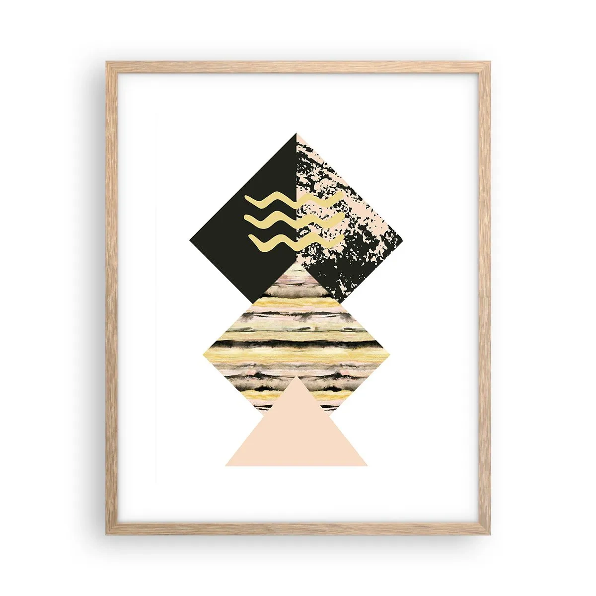 Plakát v rámu světlý dub - Není to tak jednoduché - 40x50 cm